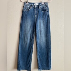 NWOT- Mica Axel Indigo Wide Leg Jeans